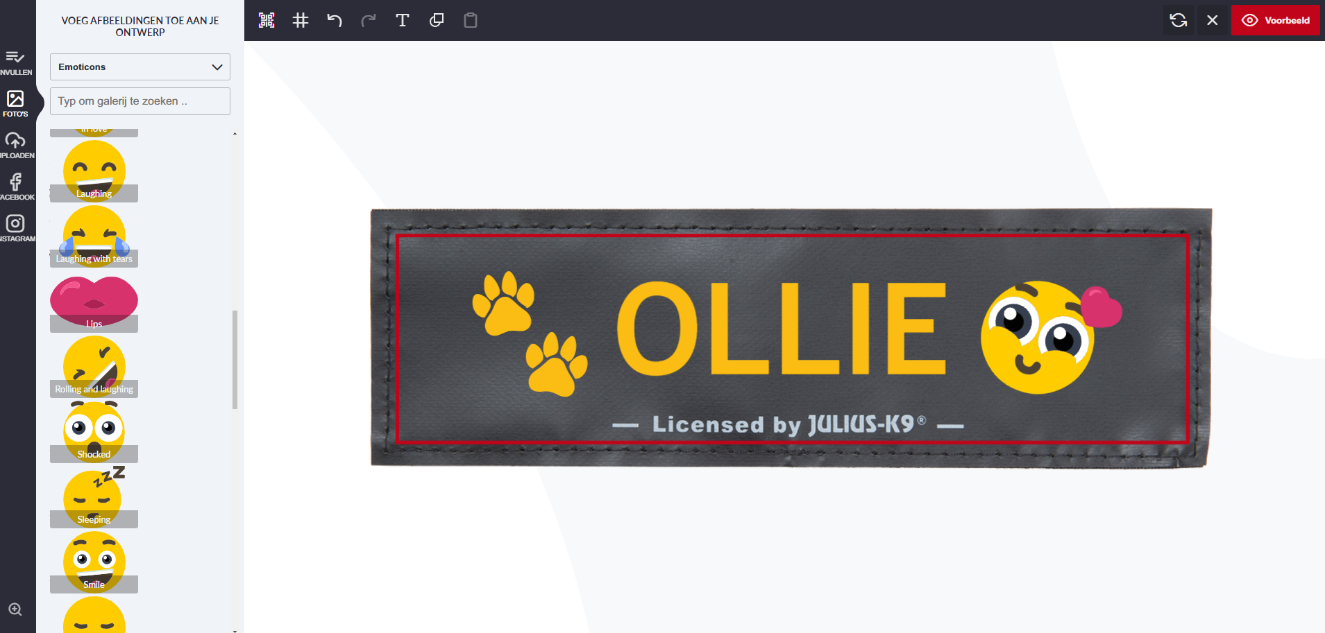 Het ontwerpen van je eigen naam label