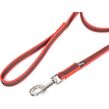 Hondenriem - 20mm x 1,2m - Met handvat - Rood | Hondenriemen