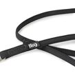 Lange lijn hond - 14mm x 3m - Met handvat - Zwart | Hondenriemen