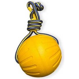 Bonezz drijvende foam bal met touw - 9cm