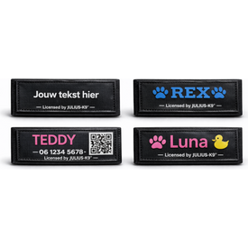 Naamlabels Julius K9 ontwerp