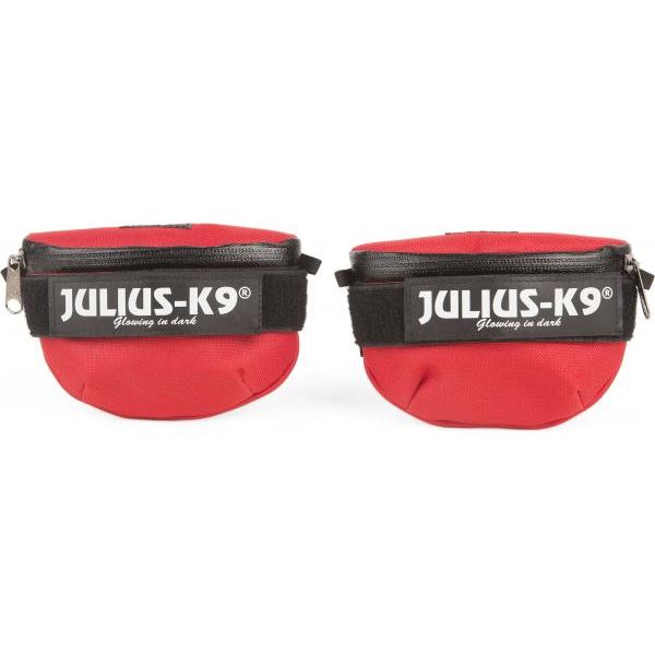 Julius K9 Universele Zijtas - Rood - Klein | Accessoires