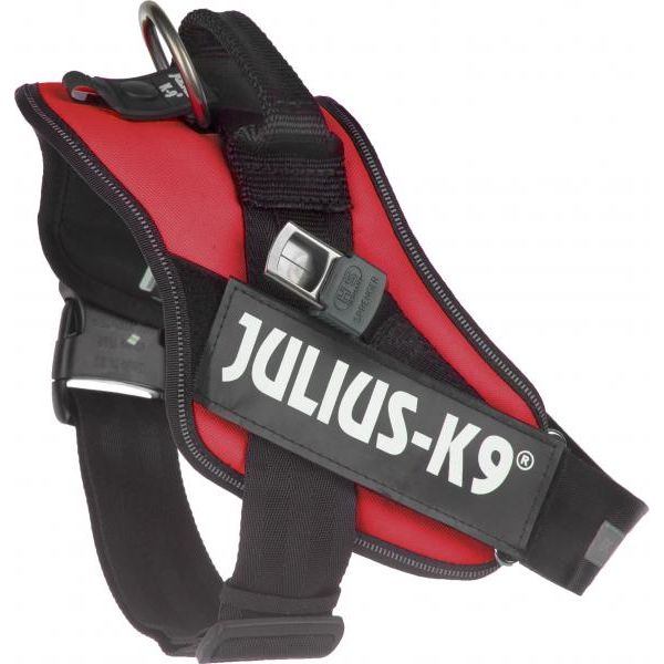 Julius K9 Blindengeleidehond tuig - Rood - Maat 2 | Julius K9 - Speciale tuigen