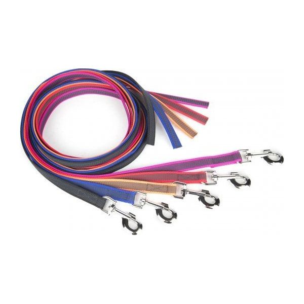 Lange lijn hond - 14mm x 7,5m - Roze | Hondenriemen