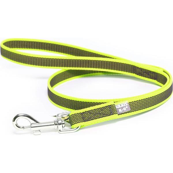 Hondenriem - 20mm x 1m - Met handvat - Neon | Hondenriemen