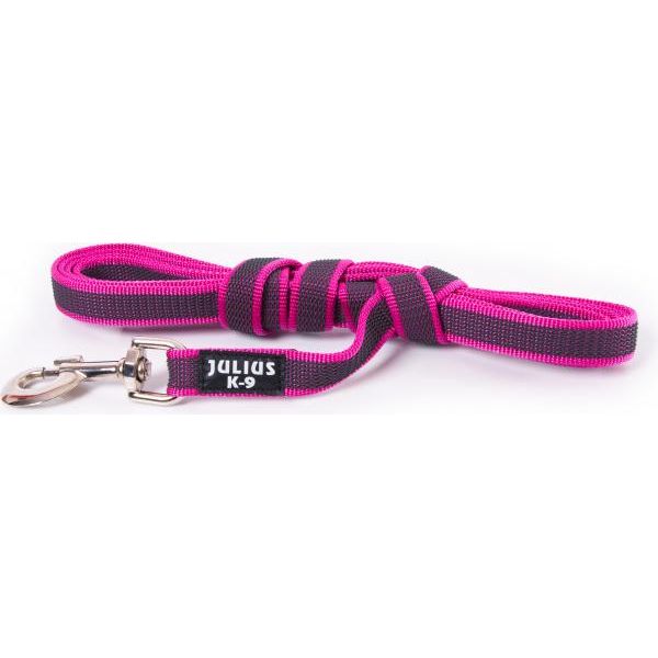 Lange lijn hond - 20mm x 3m - Met handvat - Roze | Hondenriemen