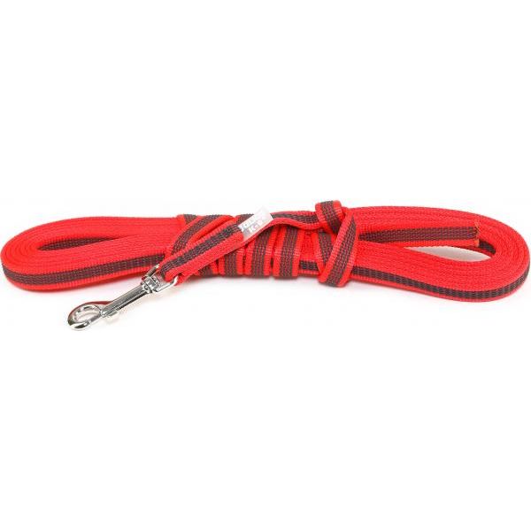 Lange lijn hond - 14mm x 5m - Rood | Hondenriemen