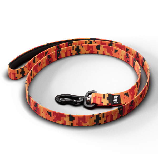 Julius-K9 hondenriem - 20mm x 1,2m - Met handvat - Pixeljuice