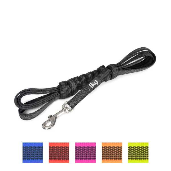 Lange lijn hond - 14mm x 3m - Zwart | Hondenriemen