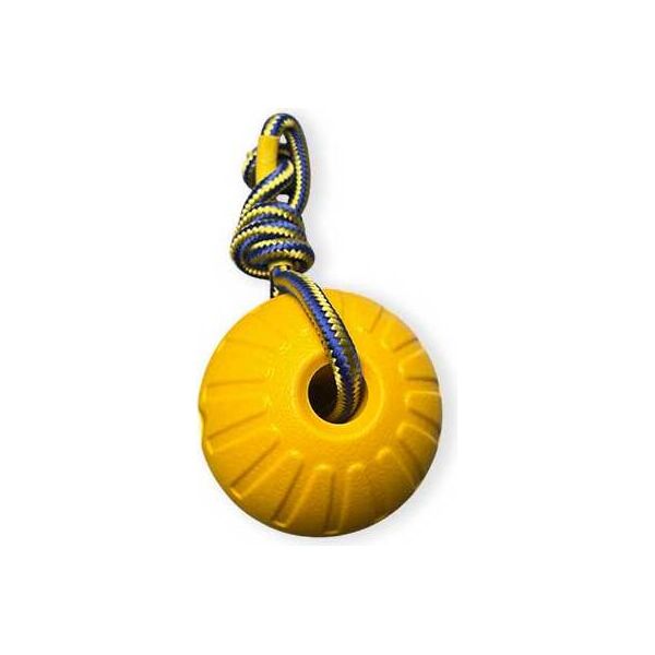 Bonezz drijvende foam bal met touw - 9cm